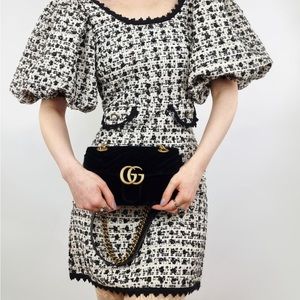 Dream Sister Jane Edna Dress (black and white)